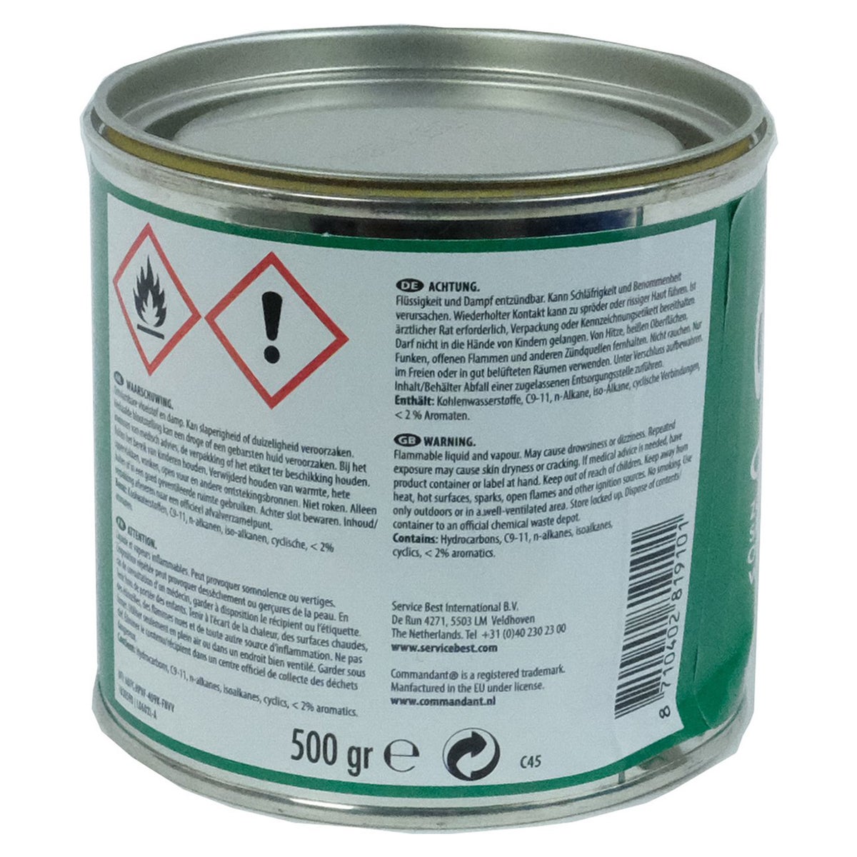 Auto-cleaner 0.5 kg Commandant Auto-cleaner 0.5 kg Commandant