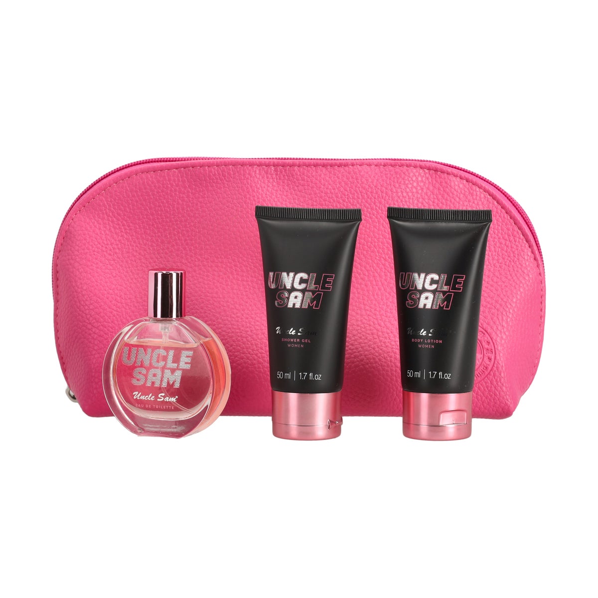 Badverzorgingsset vrouw 4 stuks Uncle Sam Badverzorgingsset vrouw 4 stuks Uncle Sam