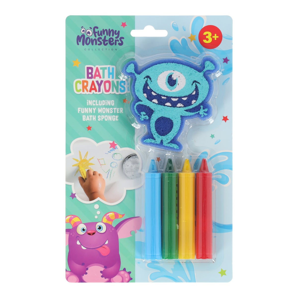 Badkrijt Funny Monsters giftset Badkrijt Funny Monsters giftset