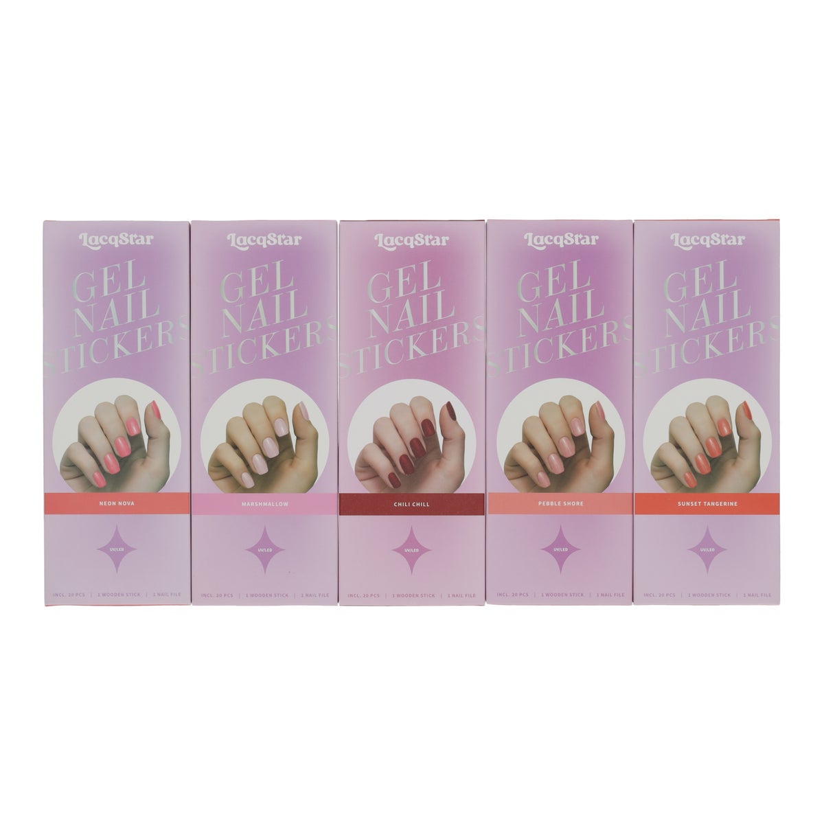 Gel nagel wraps LacqStar Gel nagel wraps LacqStar