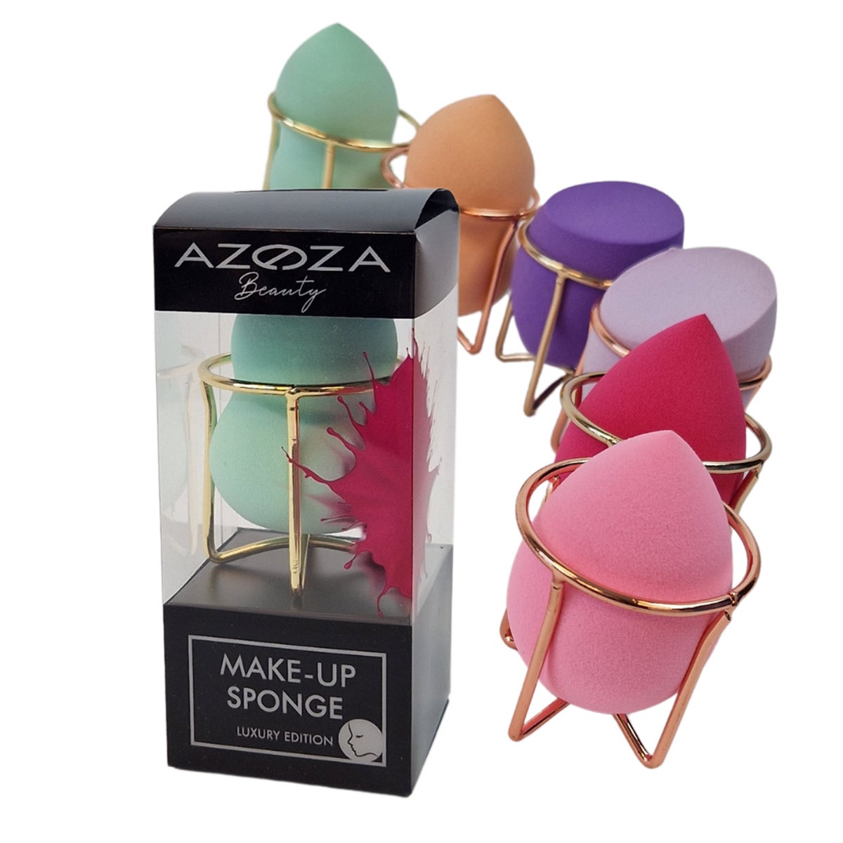 Make-up spons met houder Make-up spons met houder