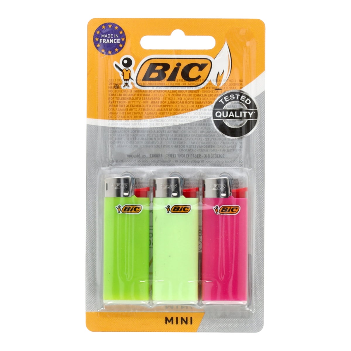 Aansteker J25 mini 3 stuks Bic Aansteker J25 mini 3 stuks Bic