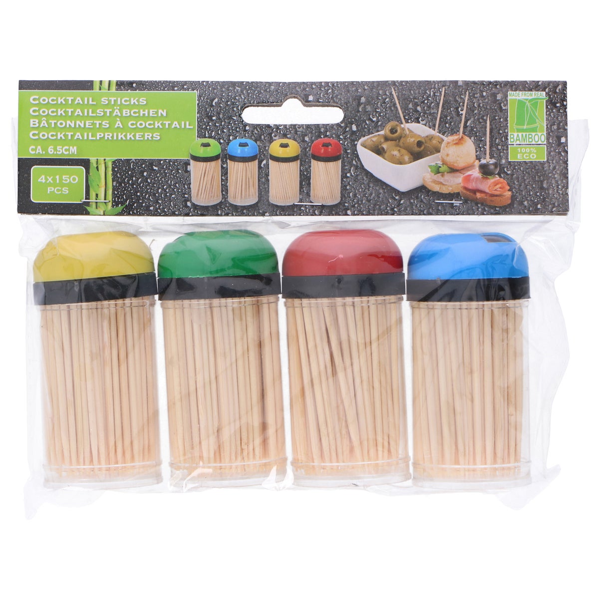 Cocktailprikkers 4x150 stuks Cocktailprikkers 4x150 stuks