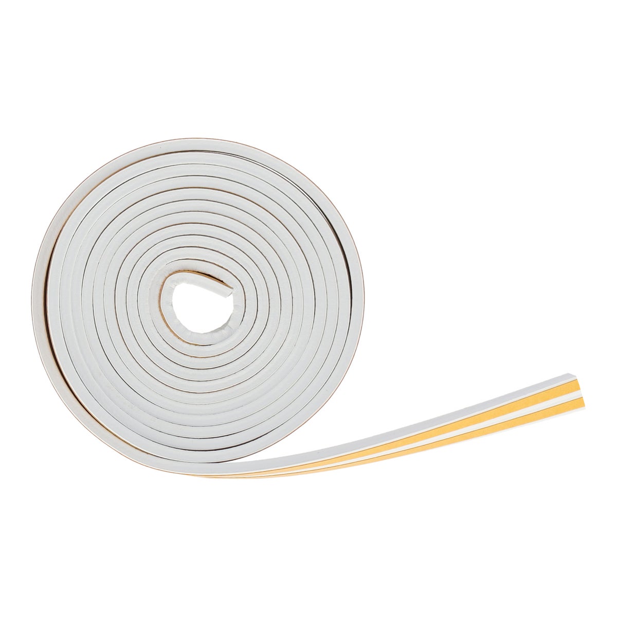 Tochtstrip E-rubber 6 meter wit Tochtstrip E-rubber 6 meter wit