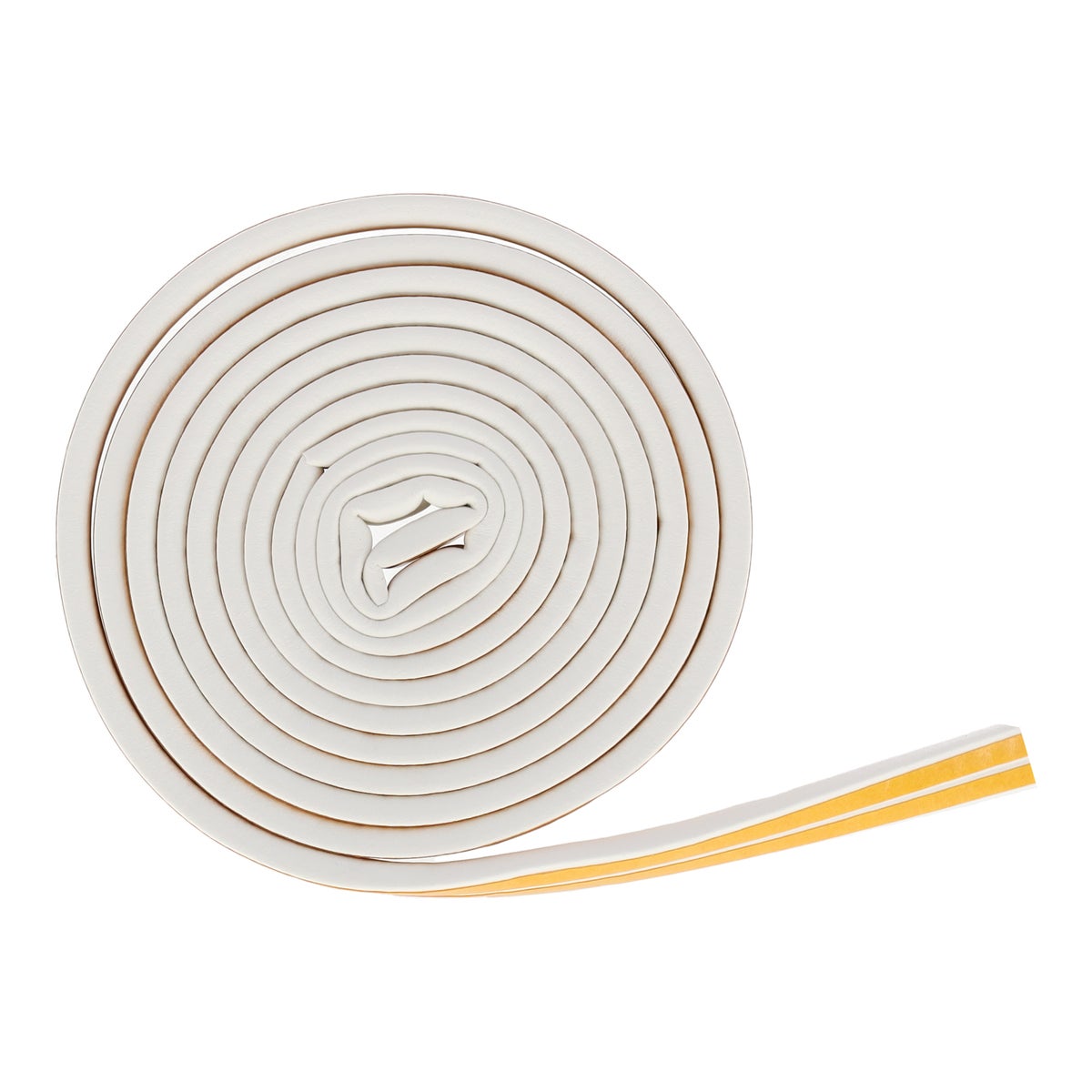 Tochtstrip D rubber 6 m wit Tochtstrip D rubber 6 m wit