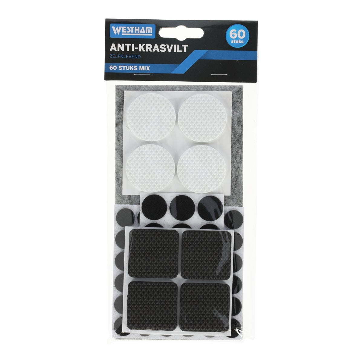 Vilt zelfklevend mix 60st Vilt zelfklevend mix 60st
