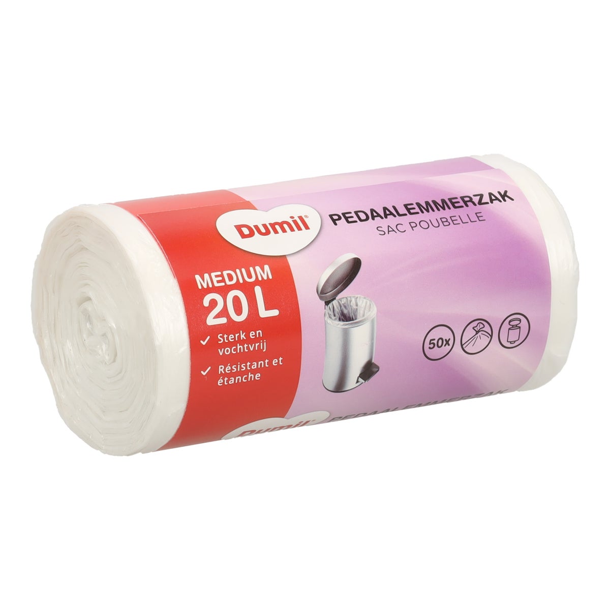 Pedaalemmerzak medium 20L 50st Dumil Pedaalemmerzak medium 20L 50st Dumil