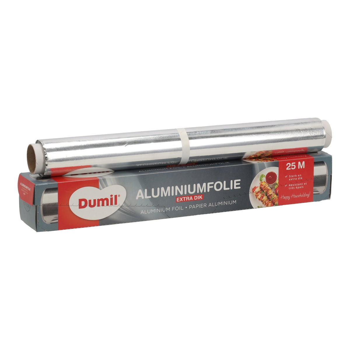 Aluminiumfolie extra dik 25M Dumil Aluminiumfolie extra dik 25M Dumil
