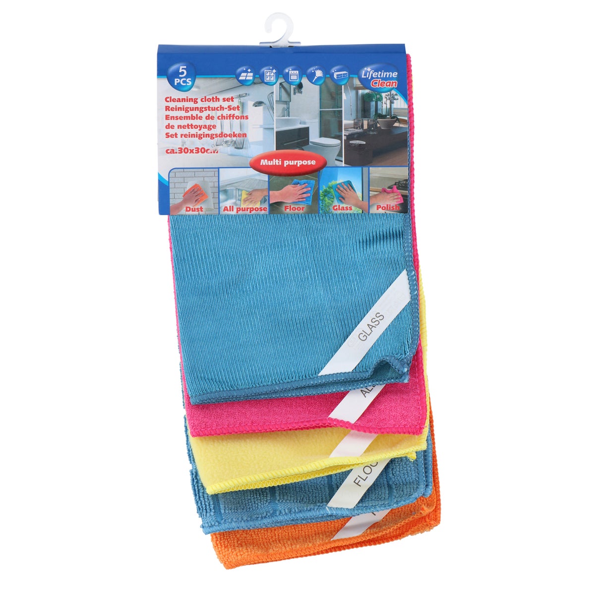 Reinigingsdoek 5pcs assorti Reinigingsdoek 5pcs assorti