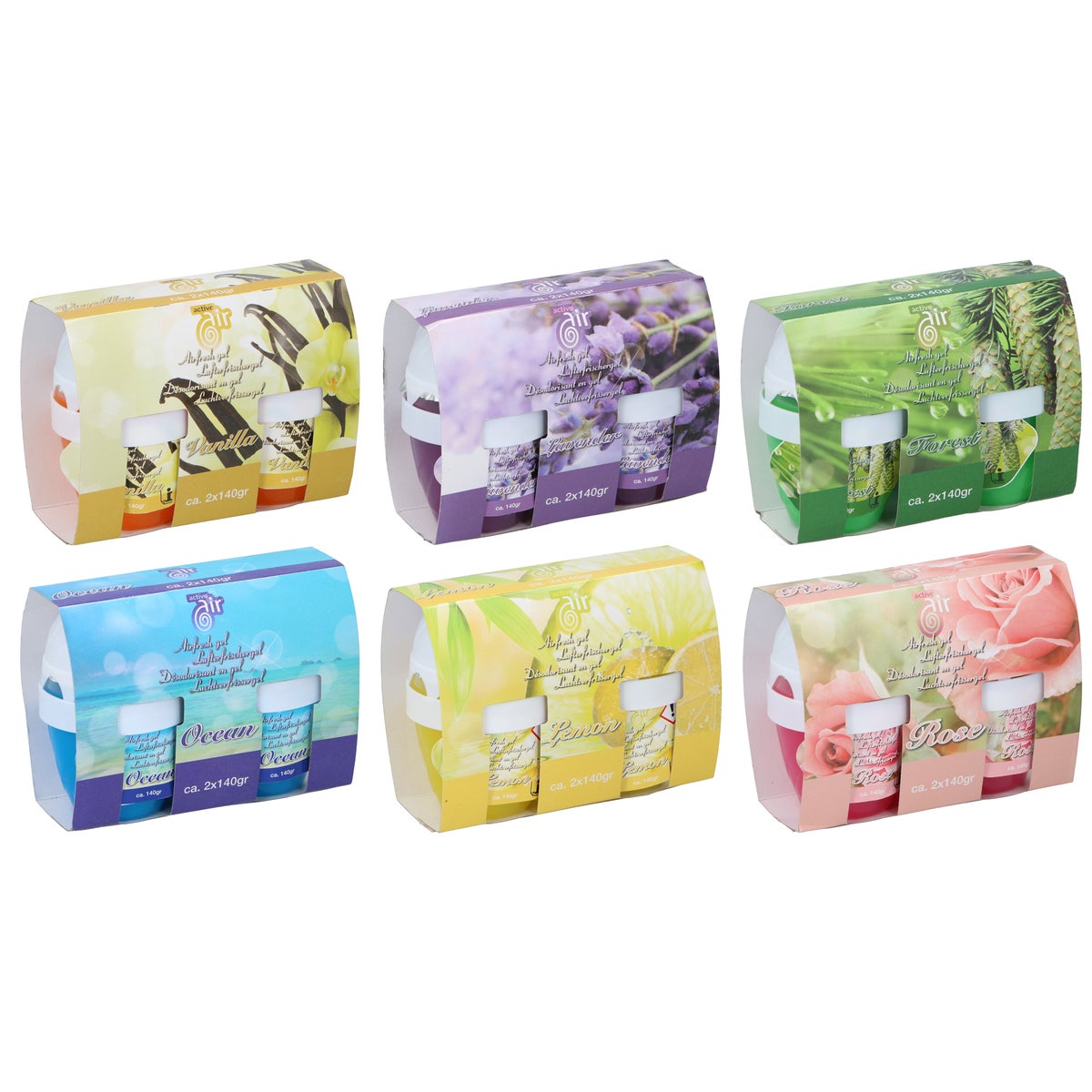 Luchtverfrisser 2x140ml Active Air Luchtverfrisser 2x140ml Active Air