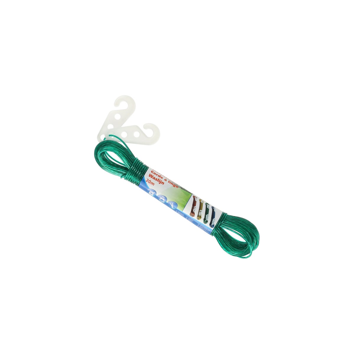 Waslijn 20 meter, 4 stuks, diverse kleuren van Lifetime Waslijn 20 meter, 4 stuks, diverse kleuren van Lifetime