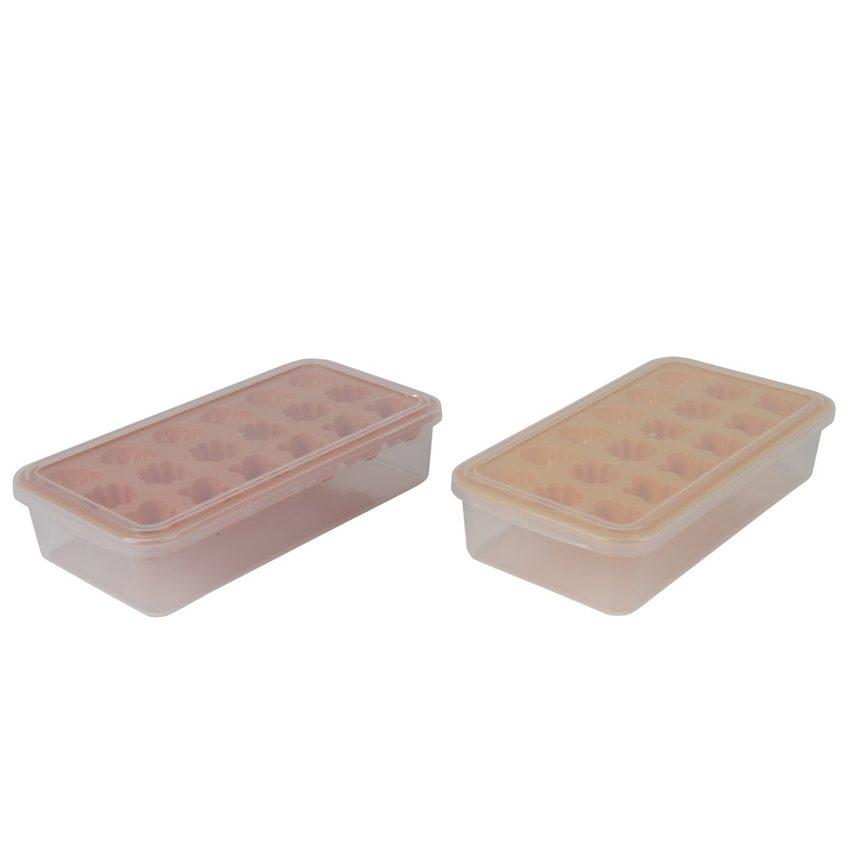 Ijsblokjesvorm peach 23 x 12 cm 2 assorti Ijsblokjesvorm peach 23 x 12 cm 2 assorti