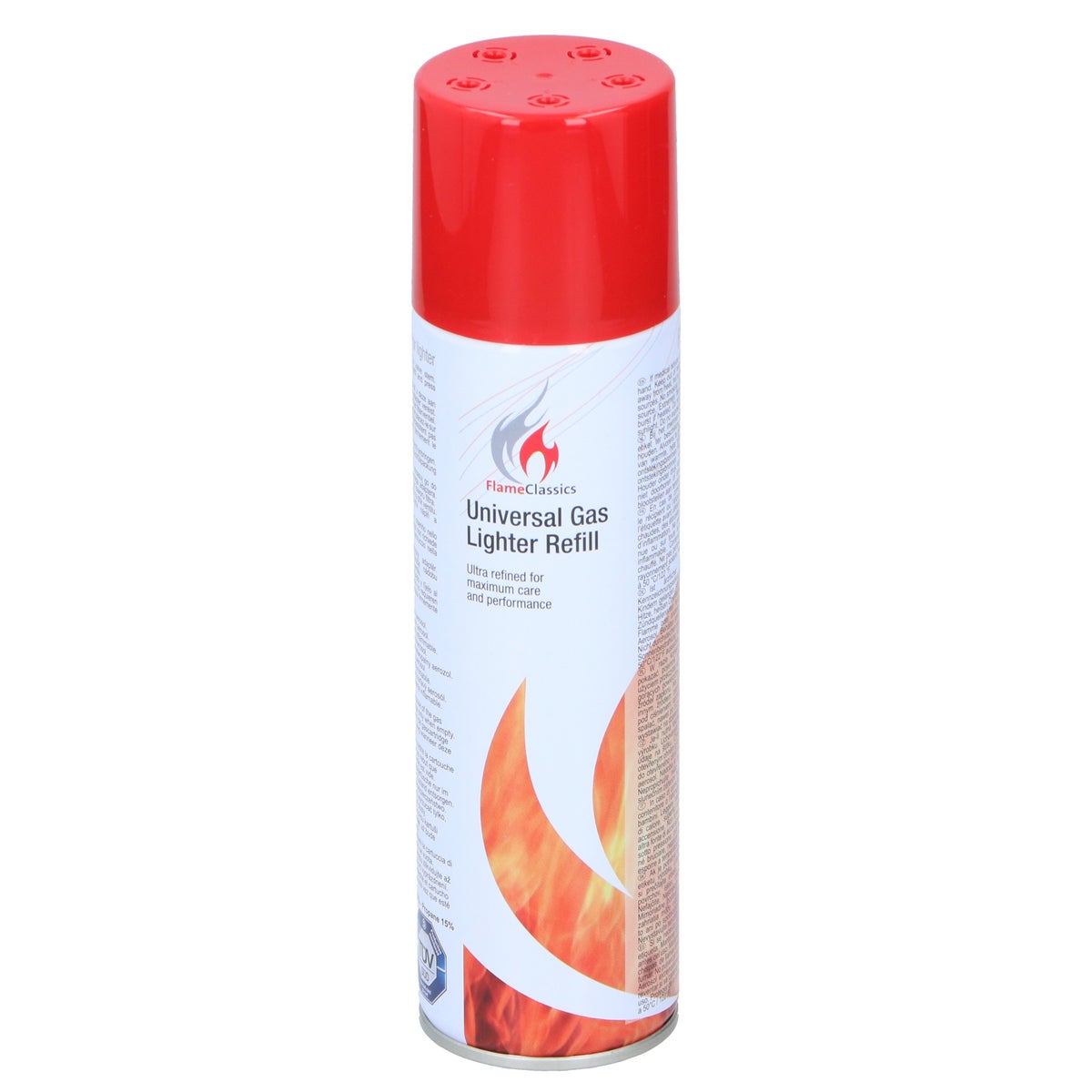 Aanstekergas navulling 250ml Flame Classics Aanstekergas navulling 250ml Flame Classics