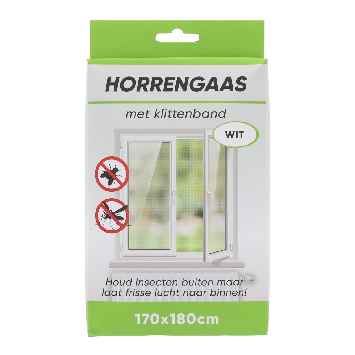 Horrengaas raam 1.7 x 1.8 m wit Horrengaas raam 1.7 x 1.8 m wit