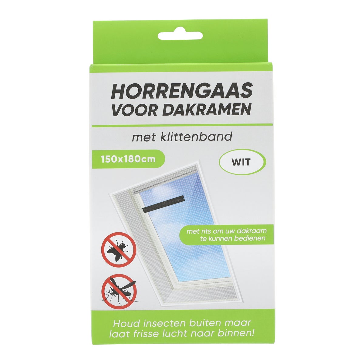 Horrengaas raam 1.5 x 1.8 m wit Horrengaas raam 1.5 x 1.8 m wit