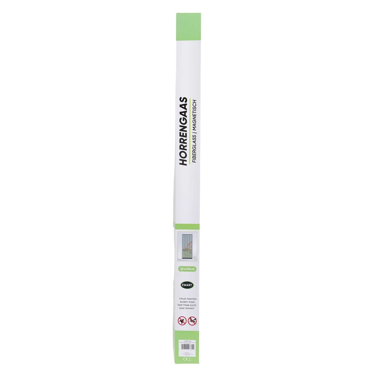 Horrengaas deur 1 x 2,35 m zwart Horrengaas deur 1 x 2,35 m zwart