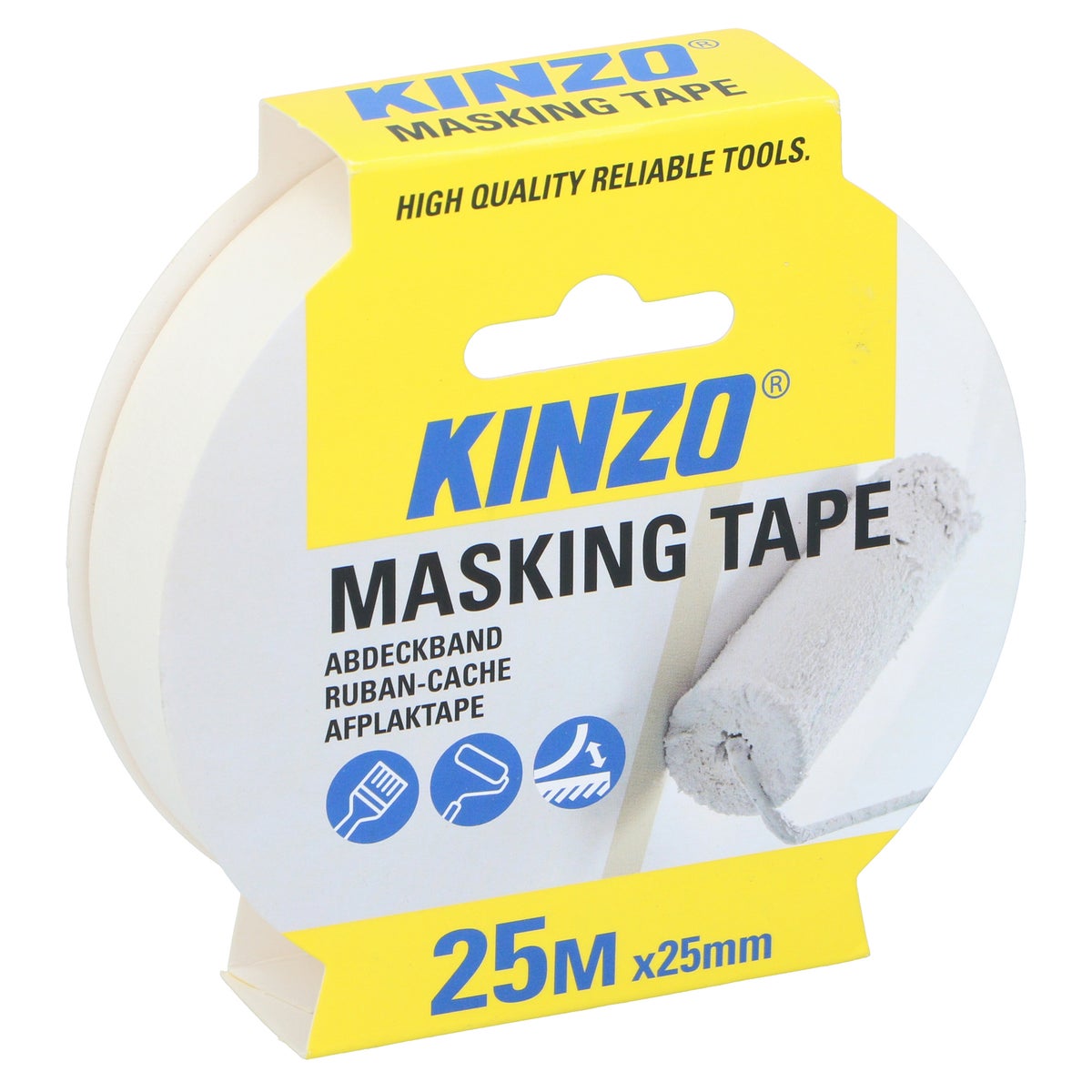 Afplaktape 25m x 25mm Afplaktape 25m x 25mm