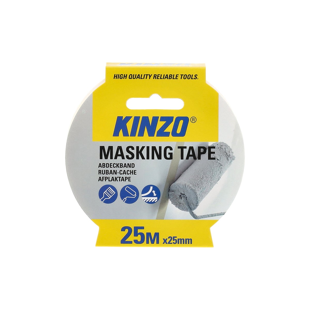 Afplaktape 25m x 25mm Afplaktape 25m x 25mm