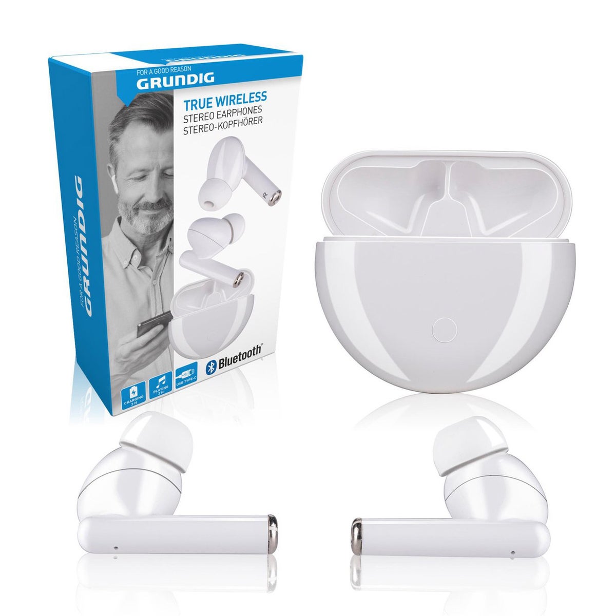 Oortjes draadloos Grundig Oortjes draadloos Grundig
