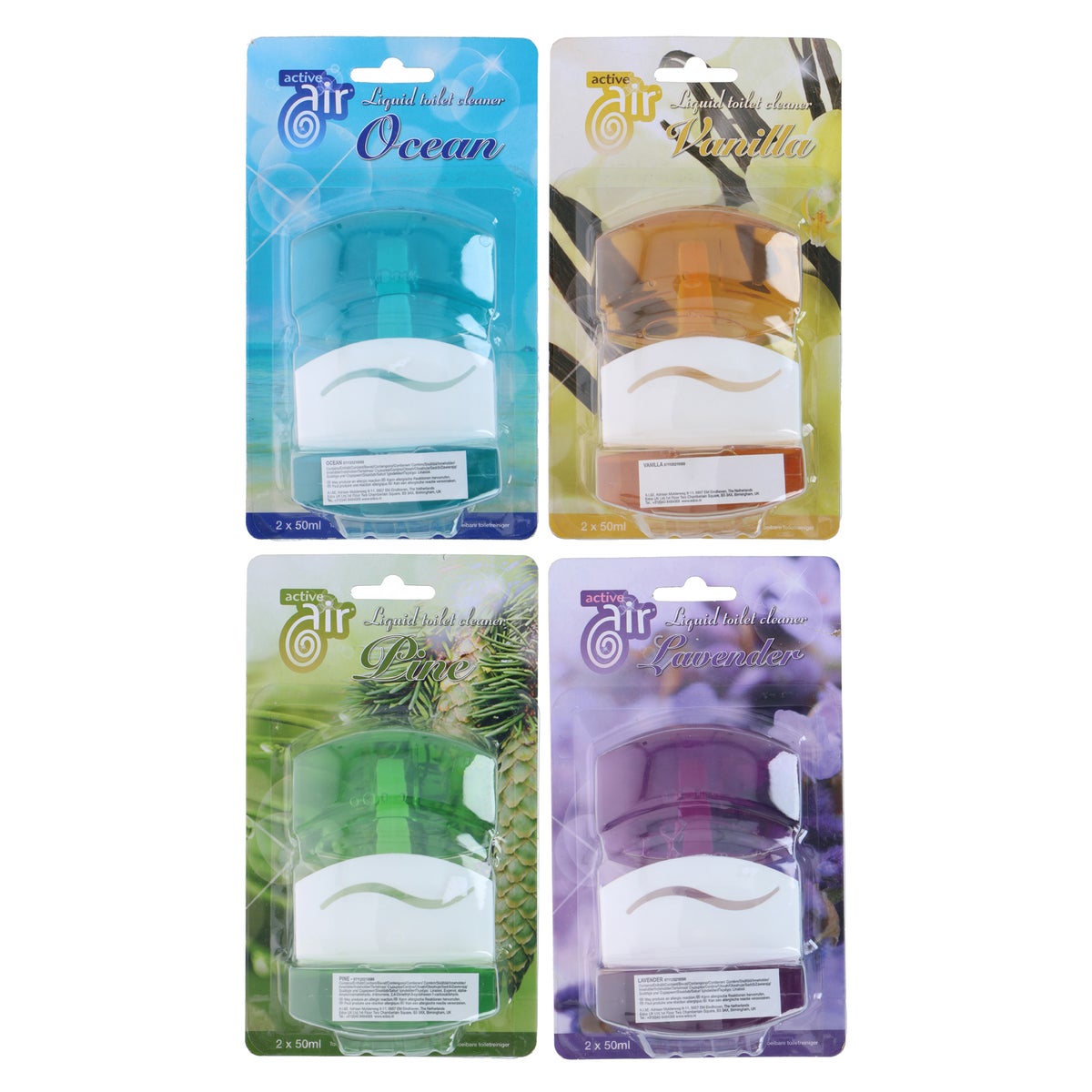 Toiletreiniger 2x50ml assorti Active Air Toiletreiniger 2x50ml assorti Active Air