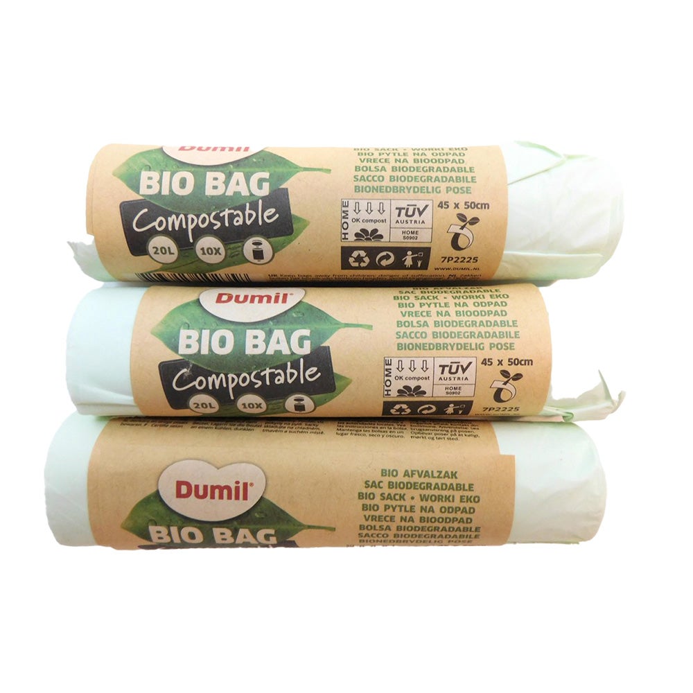 Biosack 20 L 3x10 Stück 45 x 50 cm Dumil Biosack 20 L 3x10 Stück 45 x 50 cm Dumil