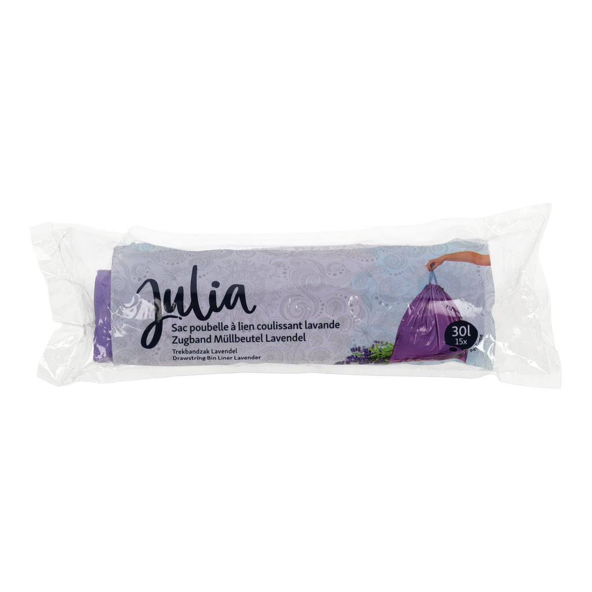 Trekbandzak lavendel 30L 15st Julia Trekbandzak lavendel 30L 15st Julia