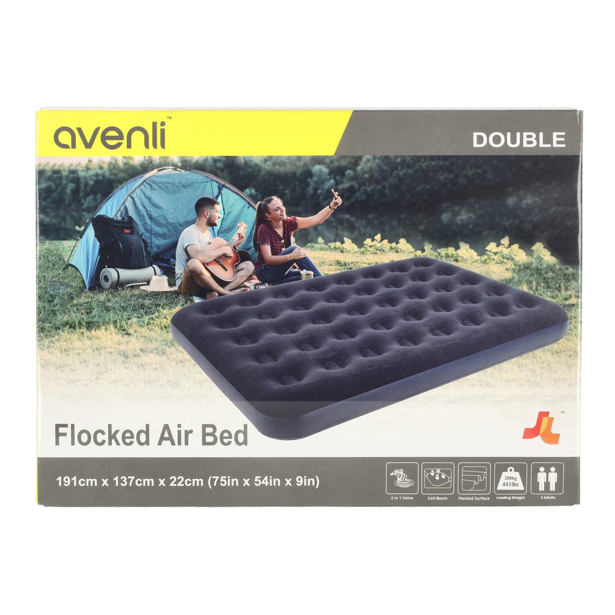 Luchtbed 2pers 191 x 137 x 22 cm Jilong Luchtbed 2pers 191 x 137 x 22 cm Jilong