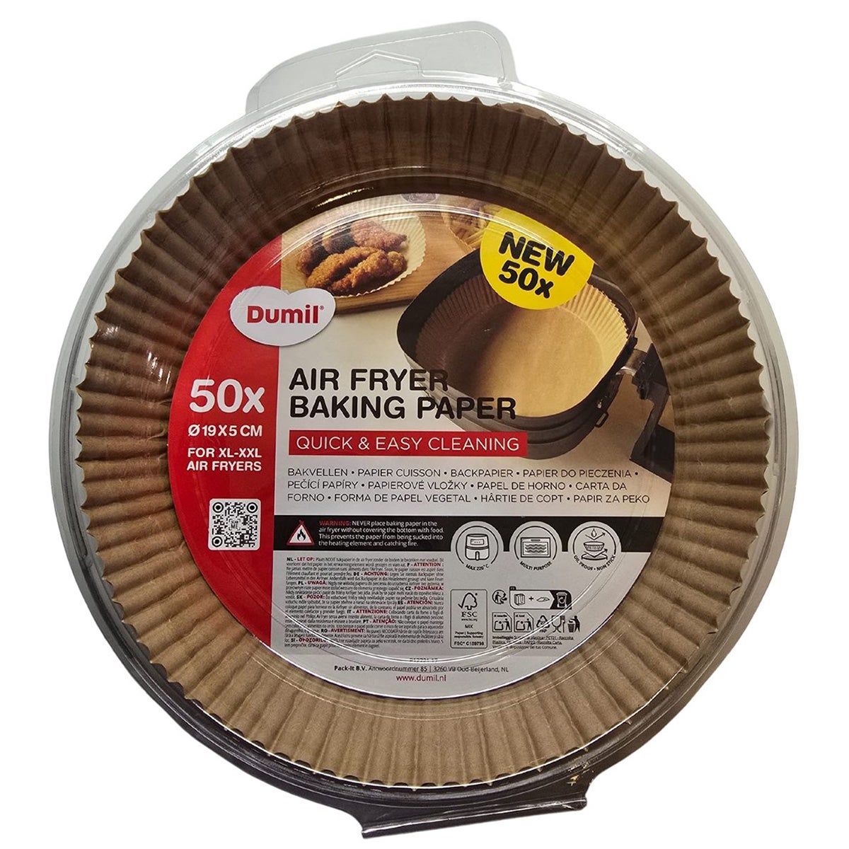 Airfryer papier Dumil 50 st. Airfryer papier Dumil 50 st.