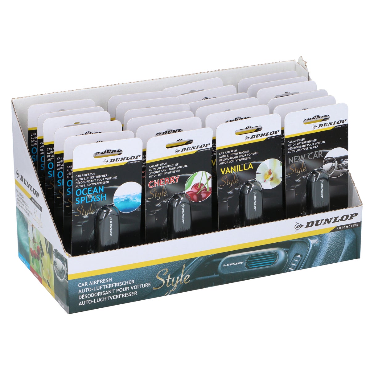 Luchtverfrisser 2.8ml assorti Dunlop Luchtverfrisser 2.8ml assorti Dunlop