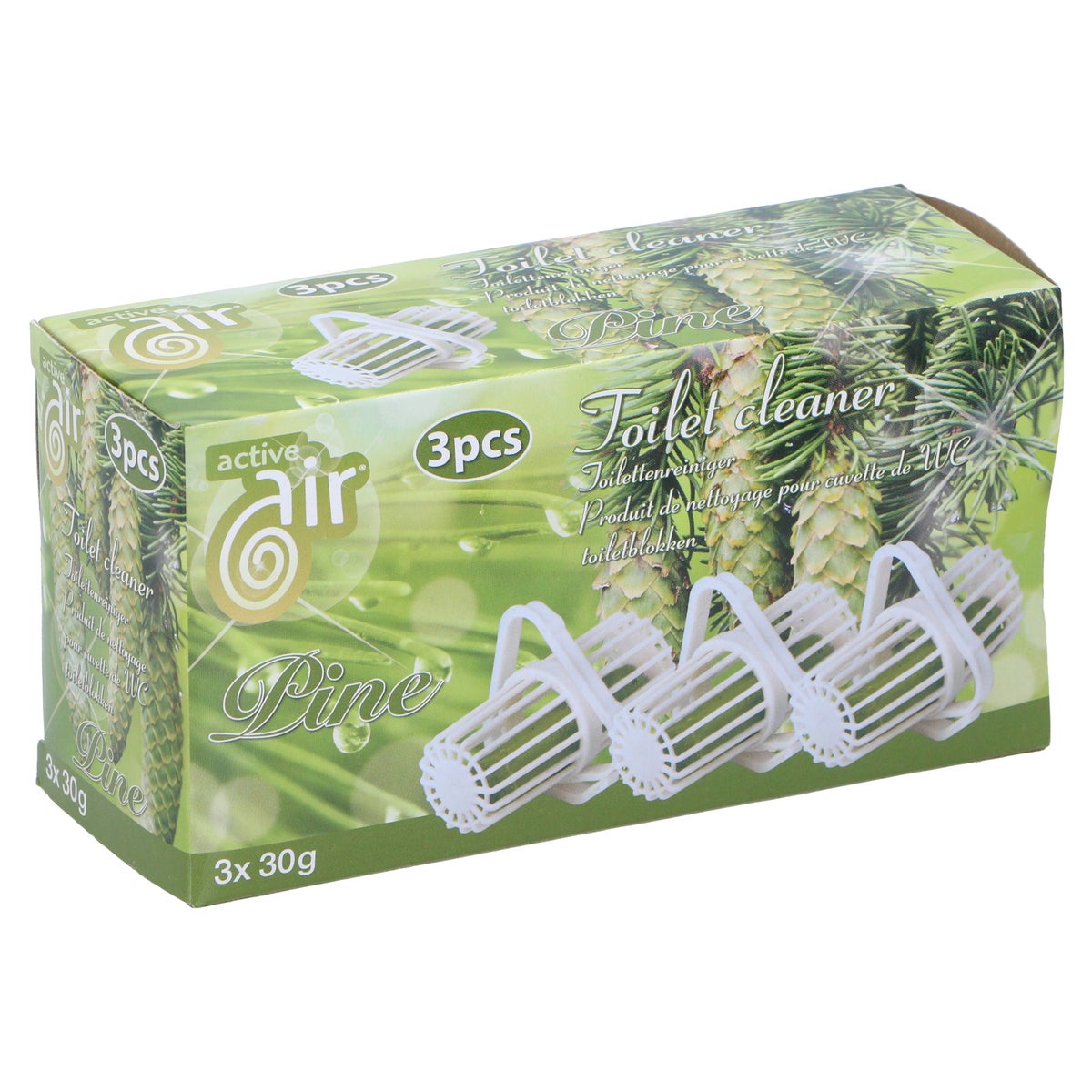 Toiletreiniger 3x30g assorti Active Air Toiletreiniger 3x30g assorti Active Air