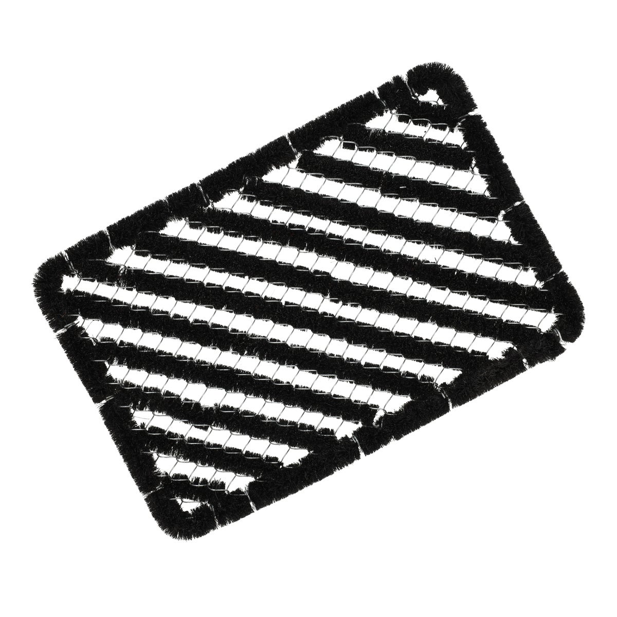 Deurmat draad kokos 60x40cm zwart Deurmat draad kokos 60x40cm zwart
