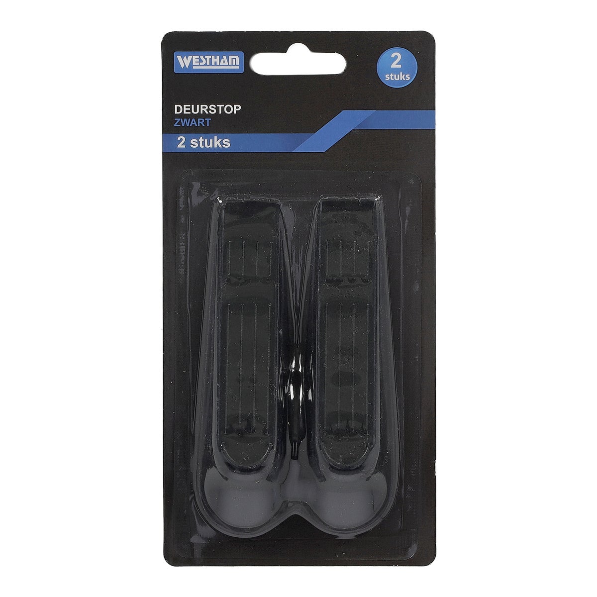 Deurstop 2stuks zwart Deurstop 2stuks zwart