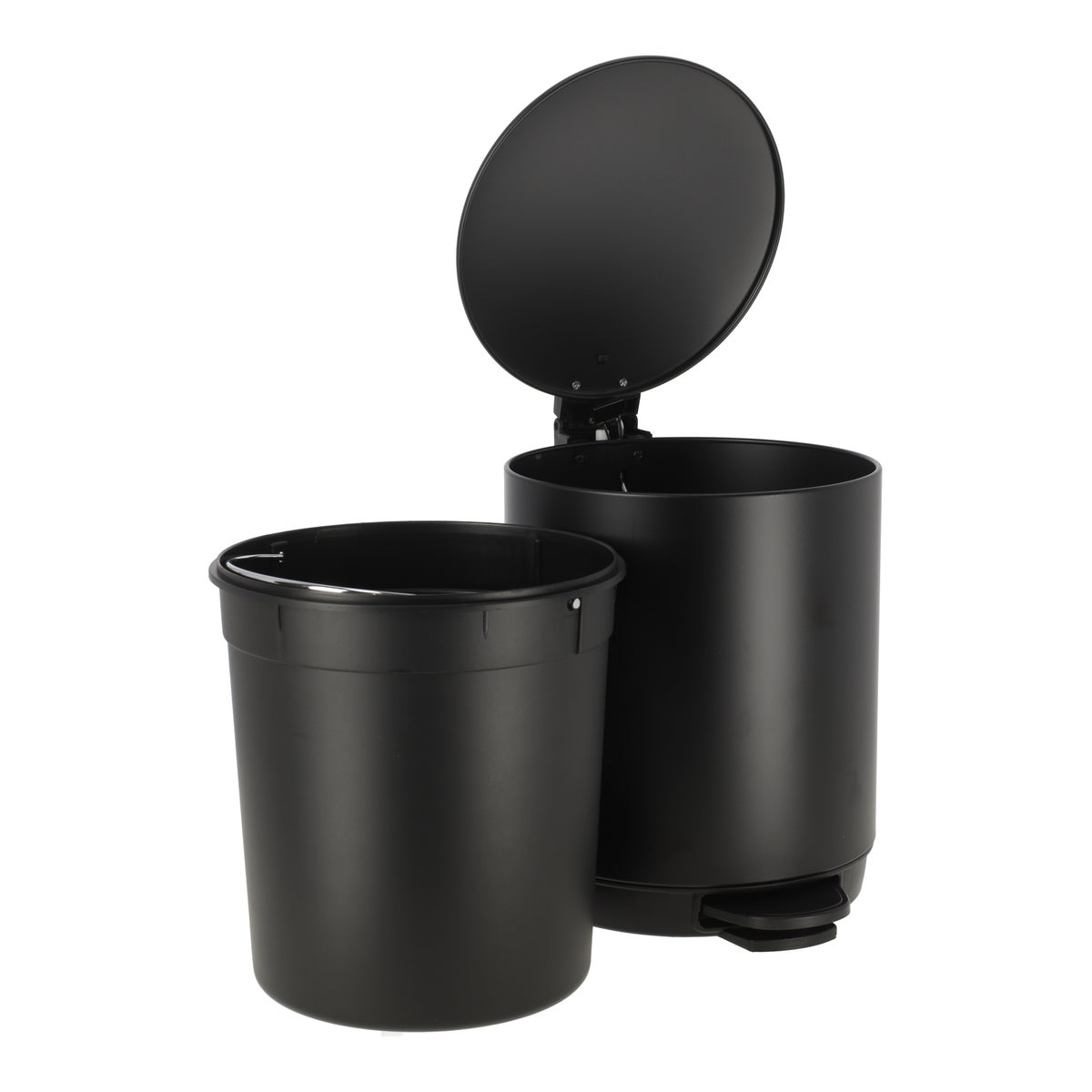 Pedaalemmer soft close 5L zwart Pedaalemmer soft close 5L zwart