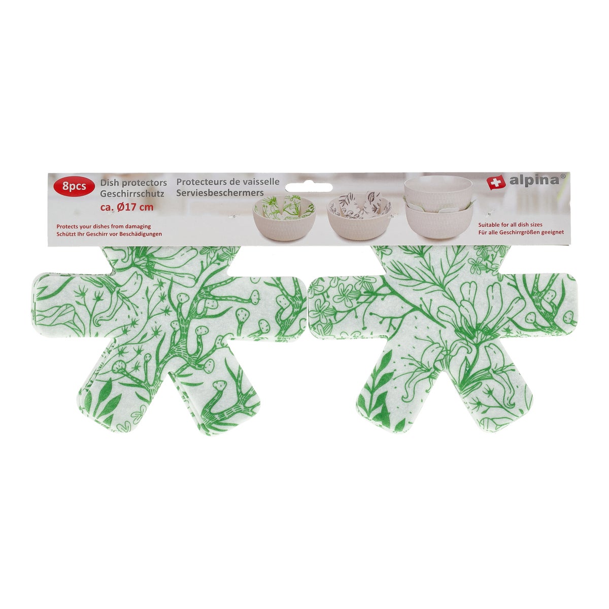 Schotelbeschermers 8st Schotelbeschermers 8st