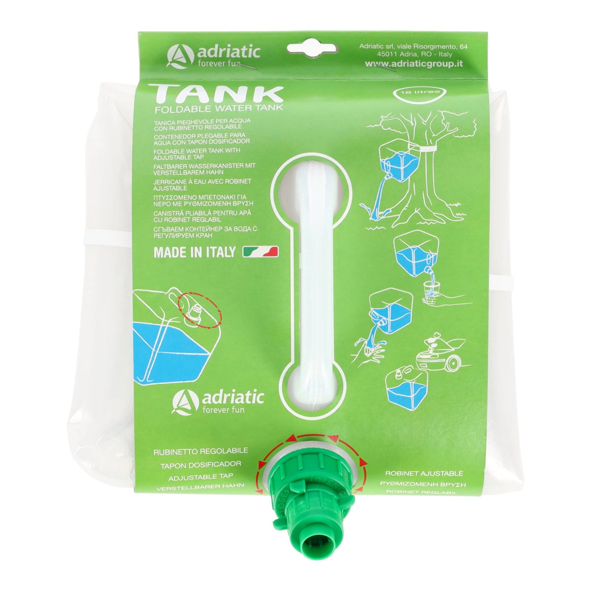 Waterkan opvouwbaar 18L Waterkan opvouwbaar 18L