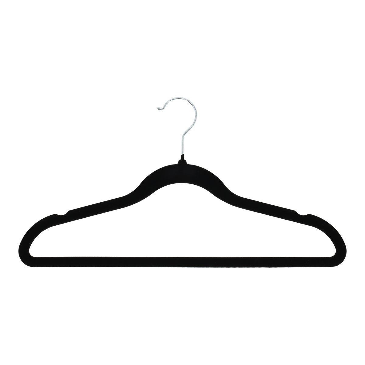 Kledinghanger velvet zwart 5st. Kledinghanger velvet zwart 5st.