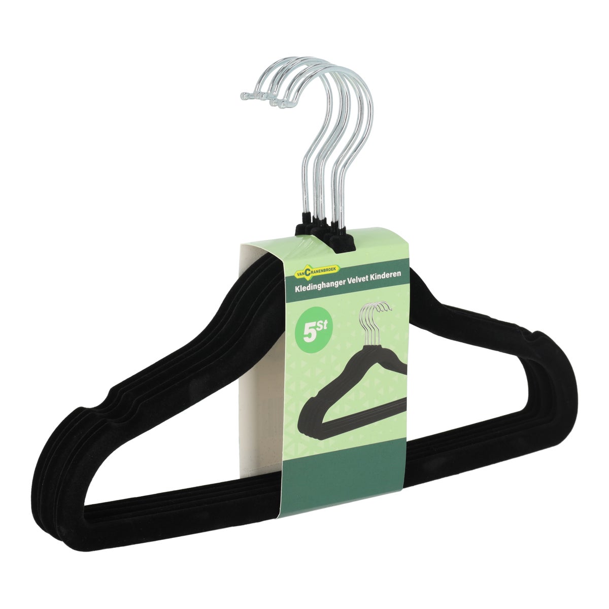 Kledinghanger velvet kinderen 5st. Kledinghanger velvet kinderen 5st.