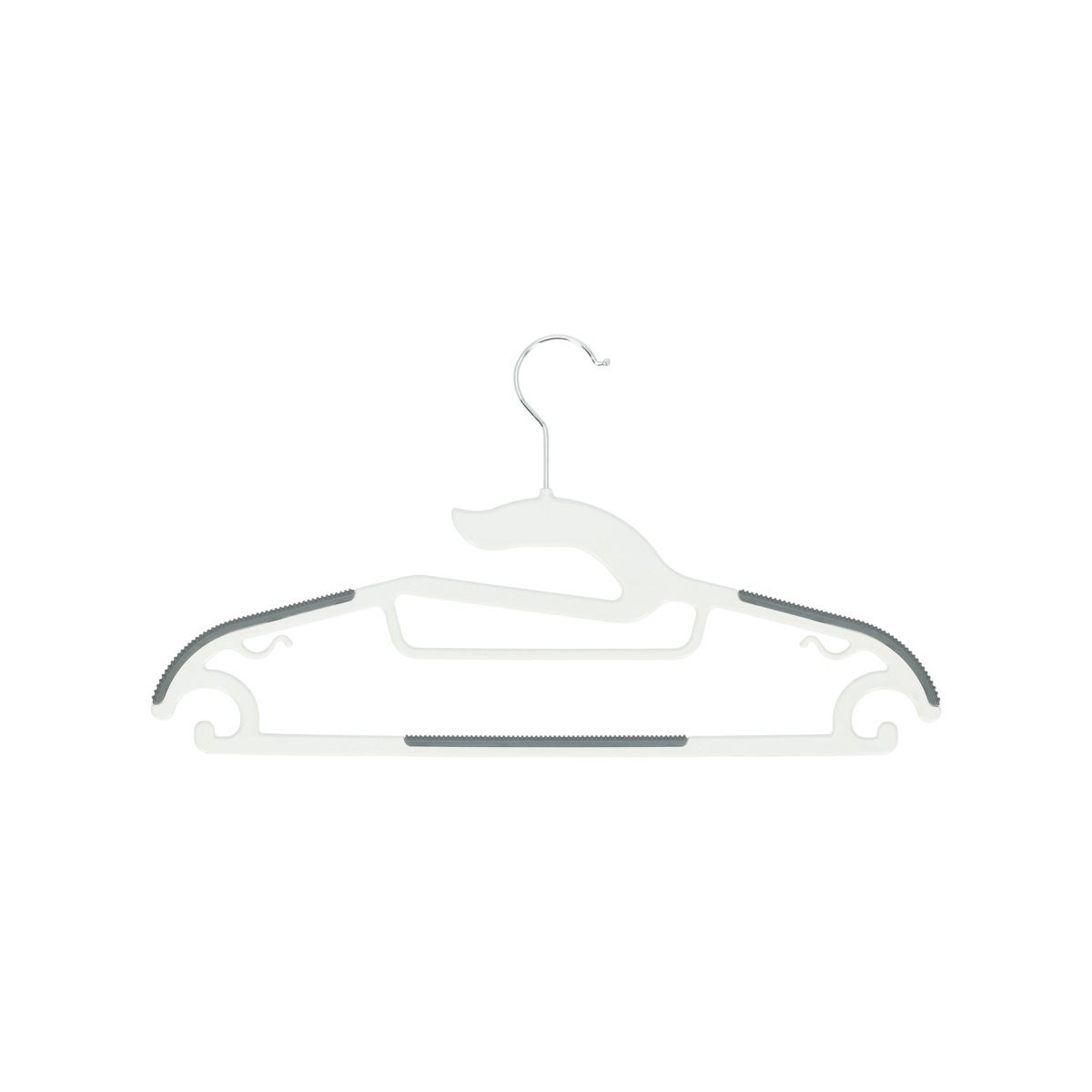 Kledinghanger grijs/wit 5st. Kledinghanger grijs/wit 5st.