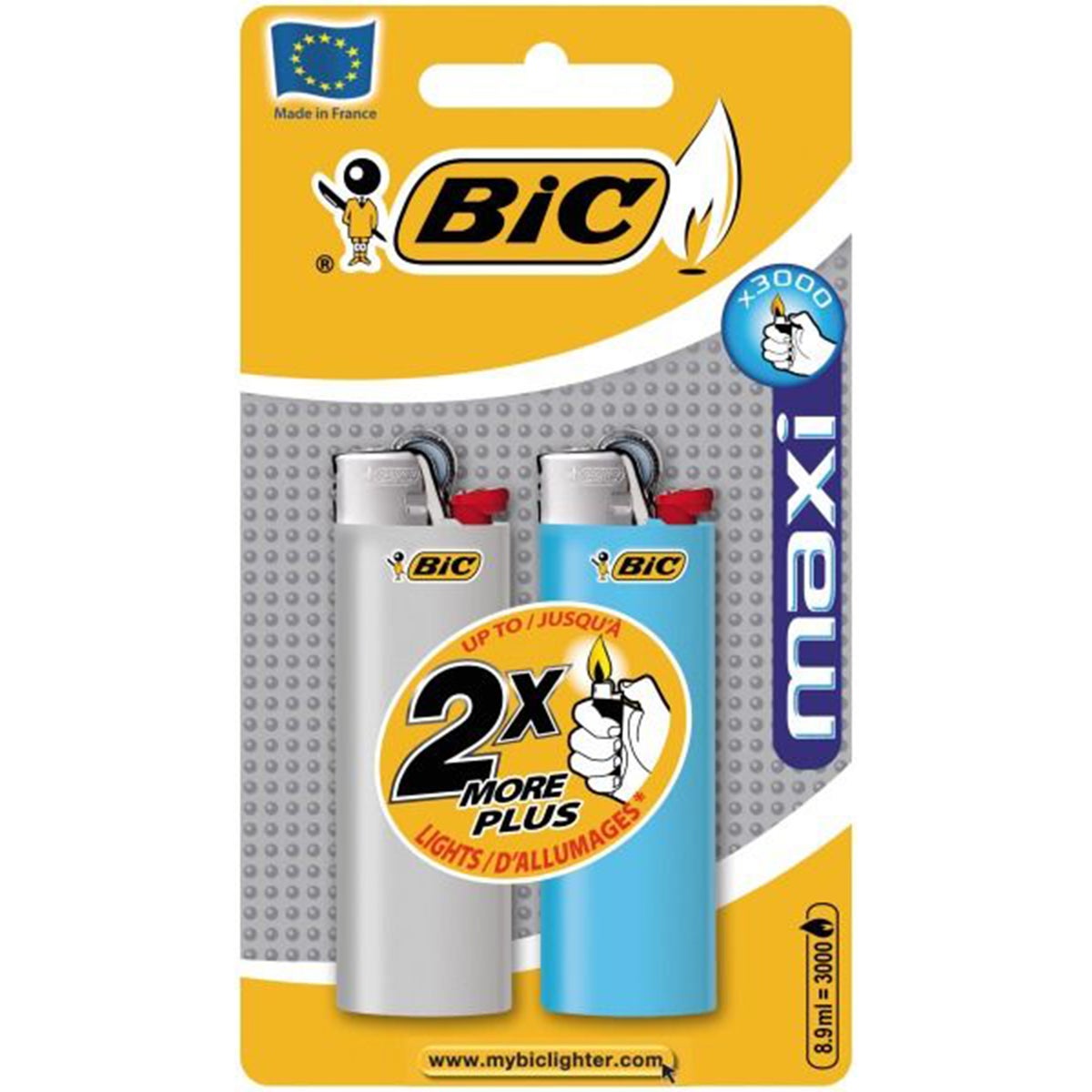 Aansteker J26 maxi 2 stuks Bic Aansteker J26 maxi 2 stuks Bic