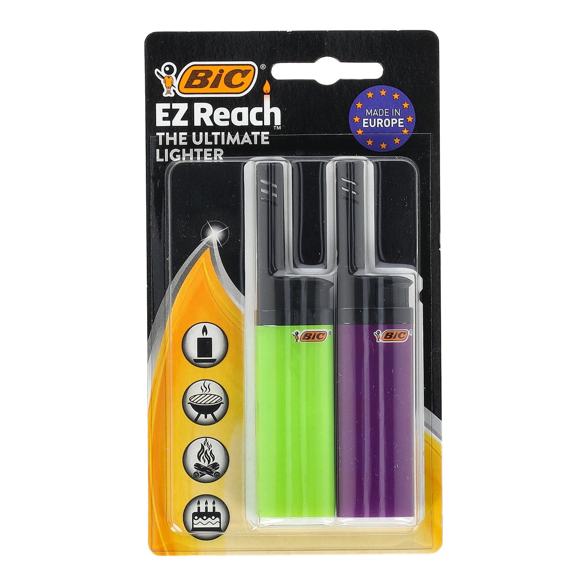 Aansteker EZ reach compact 2 stuks Bic Aansteker EZ reach compact 2 stuks Bic