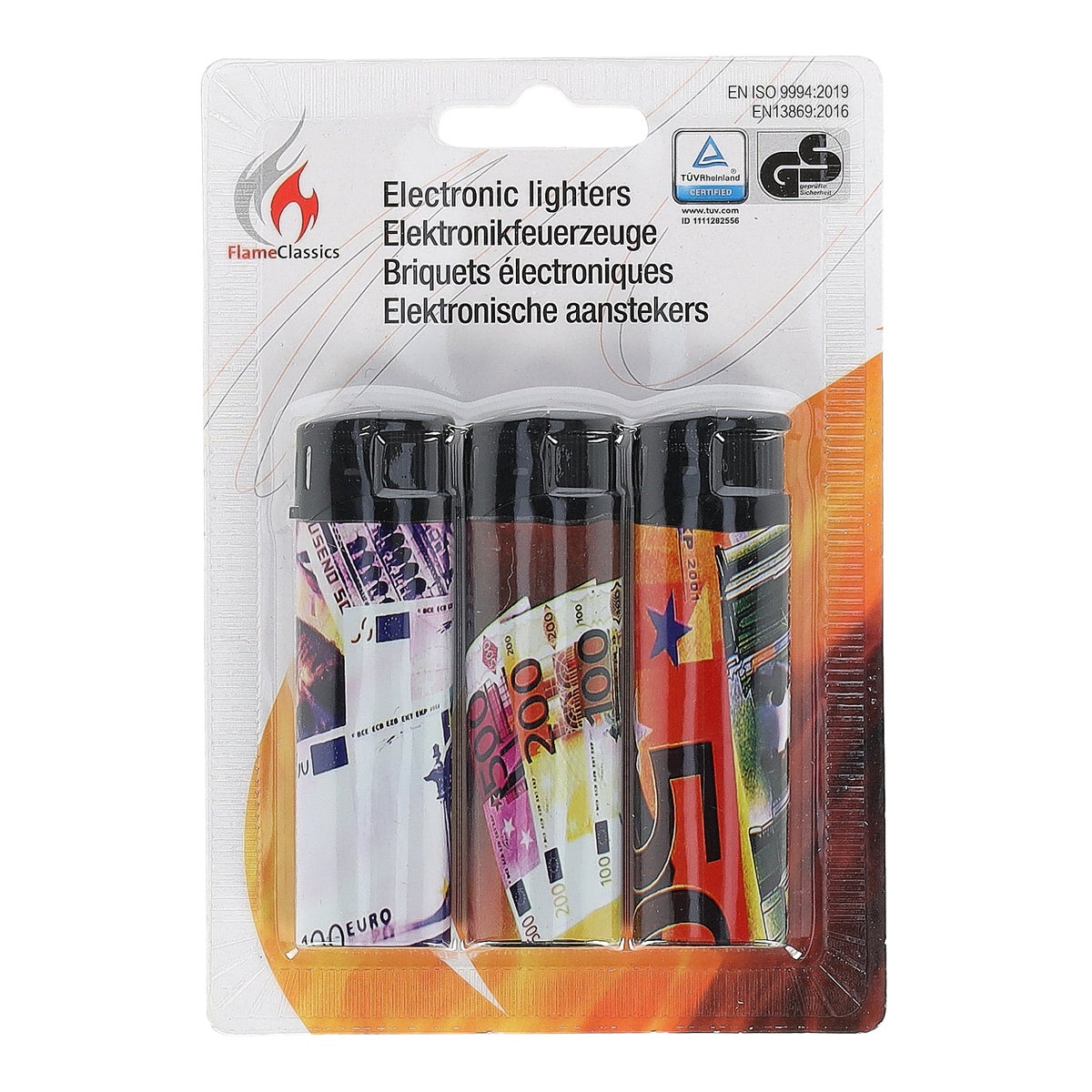 Aansteker print 3 stuks flame Aansteker print 3 stuks flame