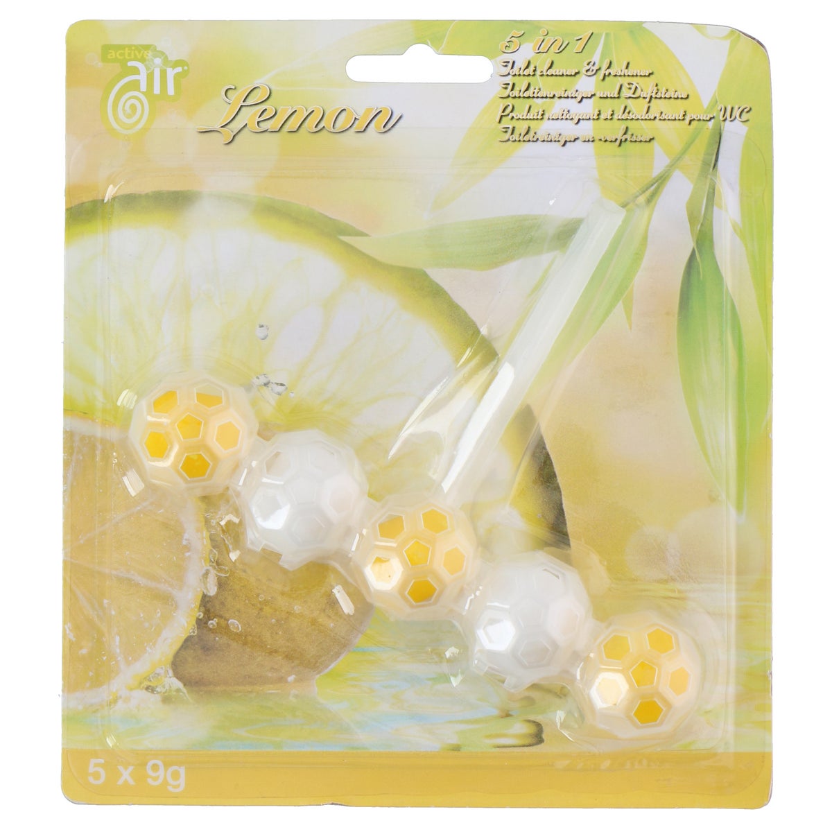 Toiletblokjes 5x9G assorti Active Air Toiletblokjes 5x9G assorti Active Air