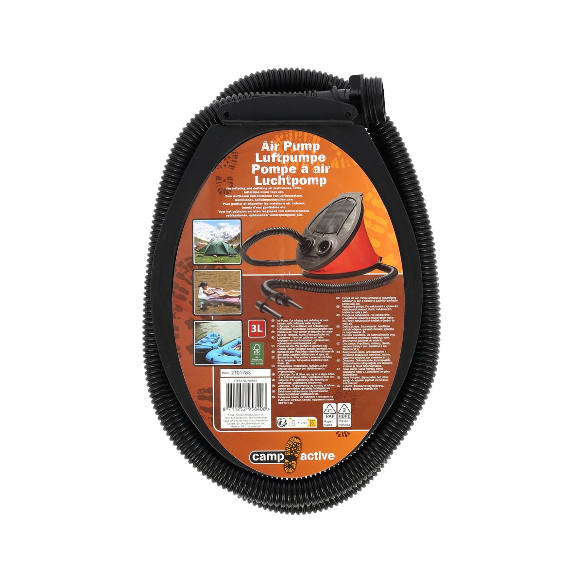 Voetpomp 3ltr Camp Active Voetpomp 3ltr Camp Active