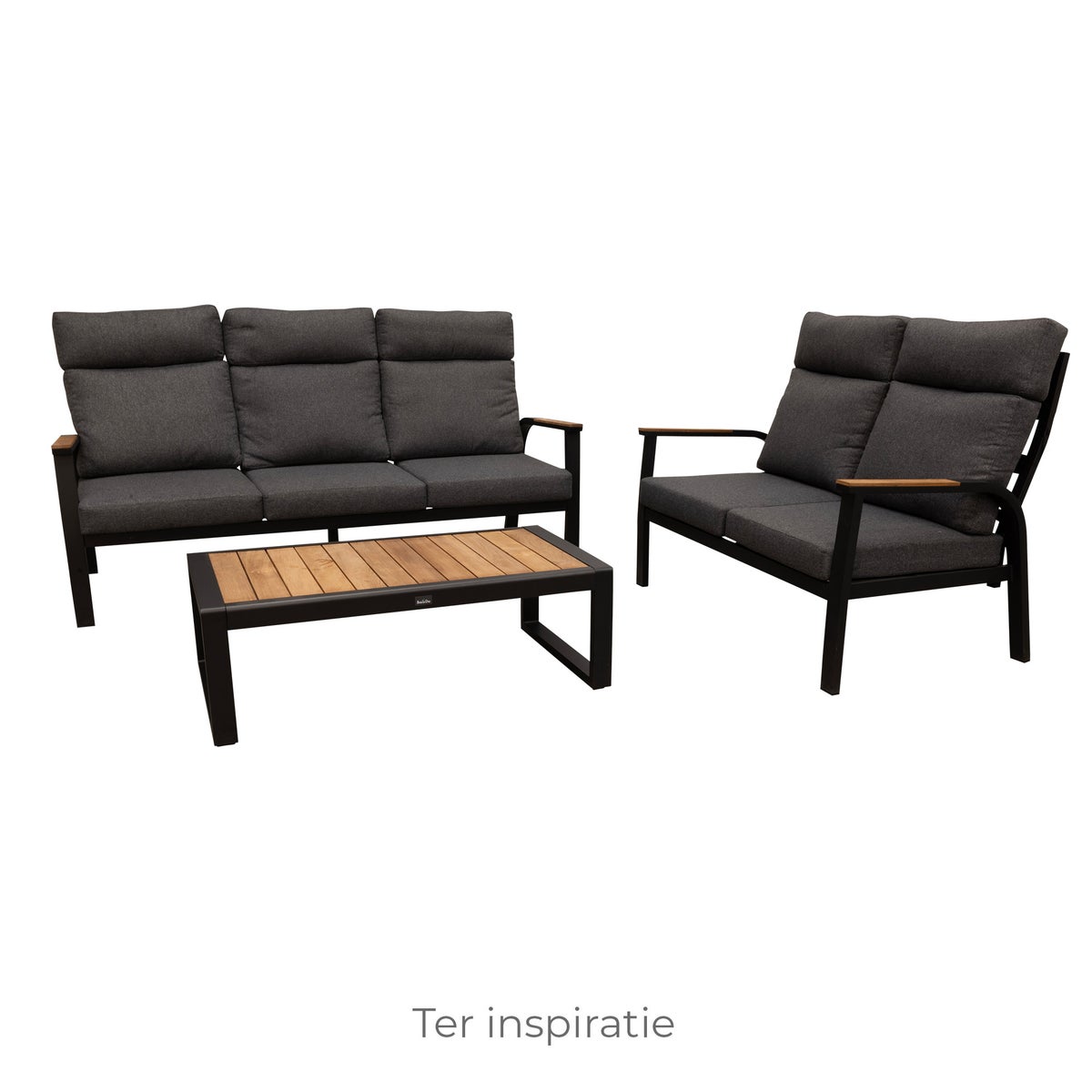 Tafel Harston 113x62cm zwart Tafel Harston 113x62cm zwart