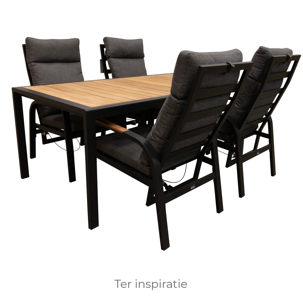 Tafel Hinxton 180 x 100 cm zwart Tafel Hinxton 180 x 100 cm zwart