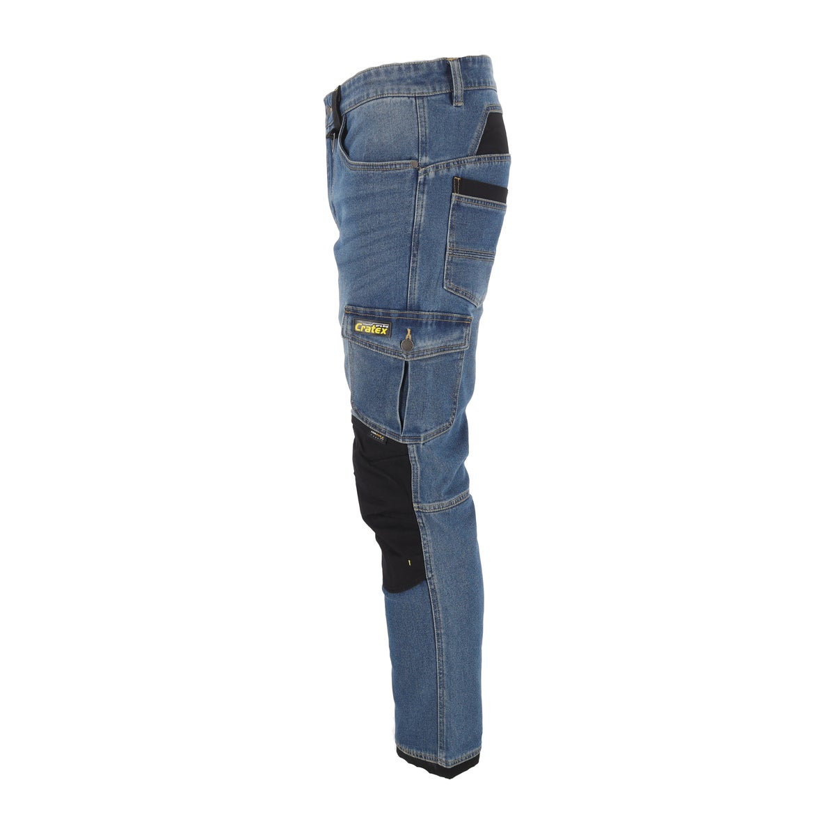 Werkjeans Saxon Cratex Pro Line blauw Werkjeans Saxon Cratex Pro Line blauw