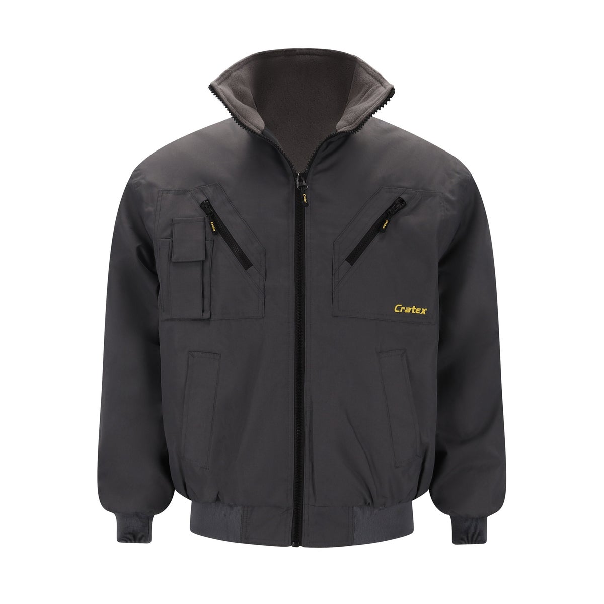 Werkjas Novara Cratex Grijs Werkjas Novara Cratex Grijs