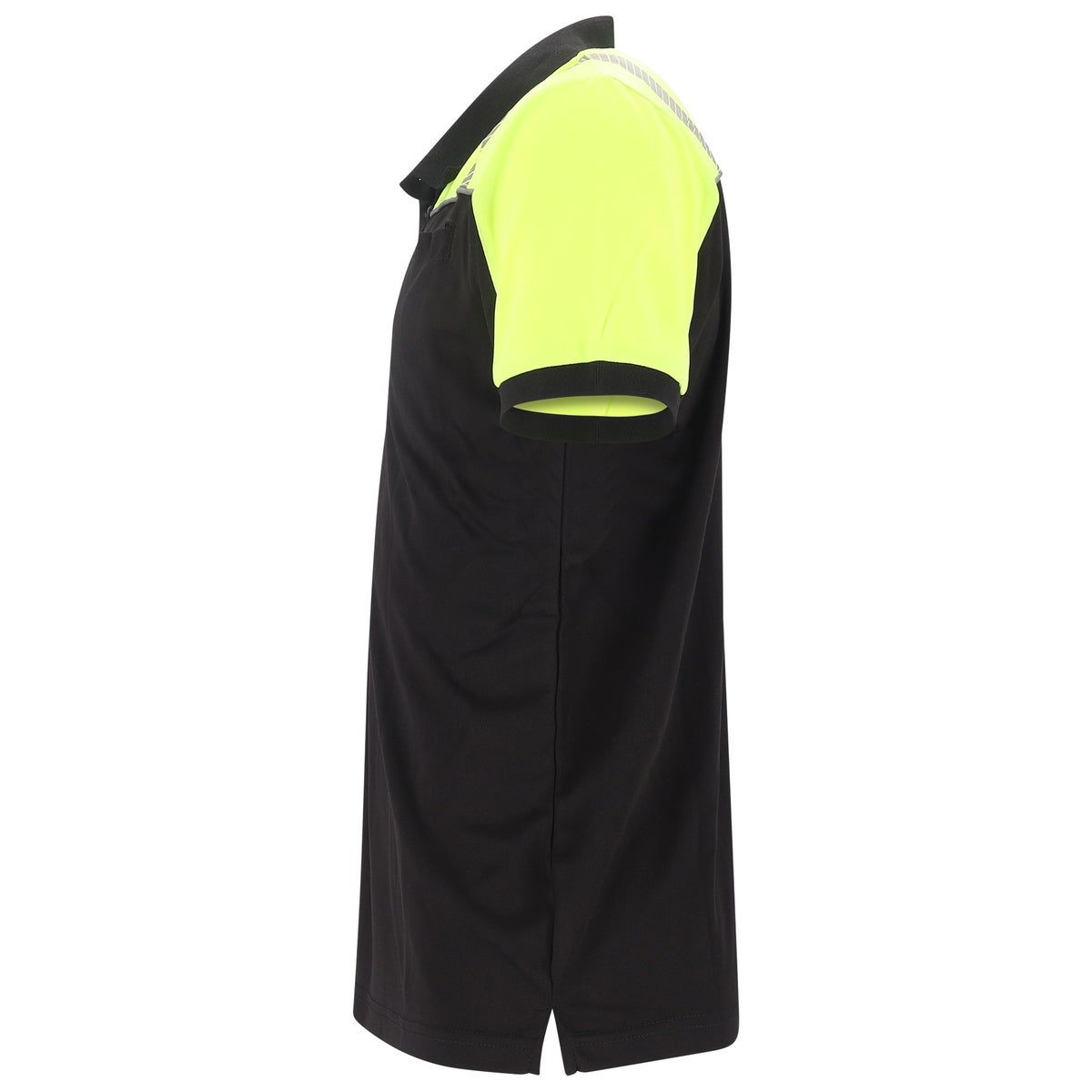 Poloshirt H Maurits zwart/geel Poloshirt H Maurits zwart/geel