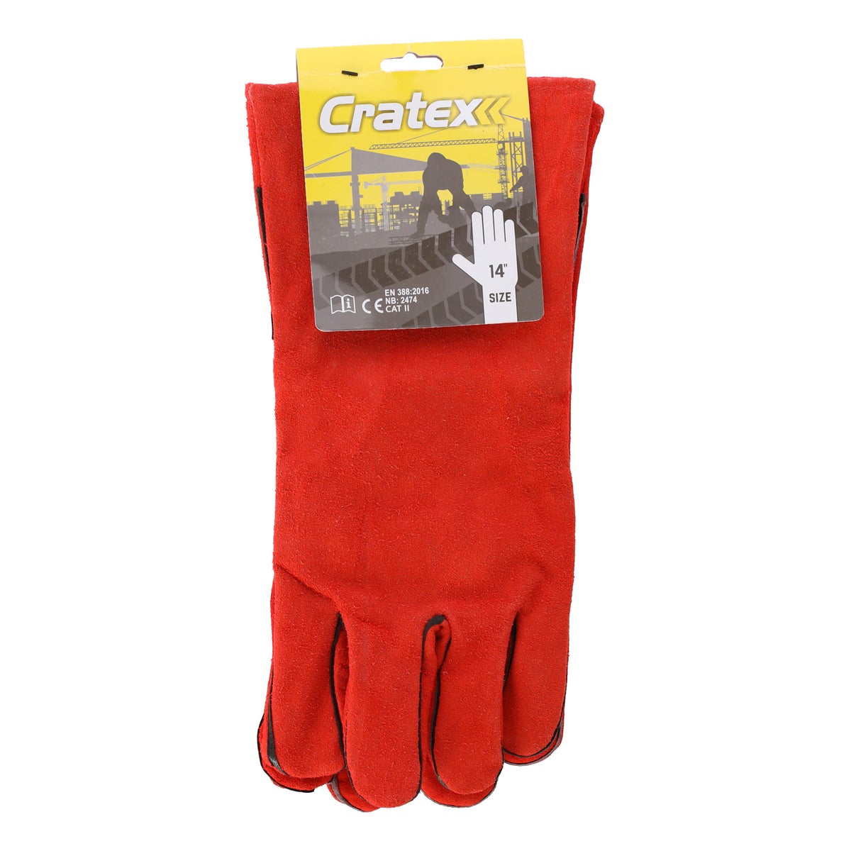 Lashandschoen leder 14 Lashandschoen leder 14