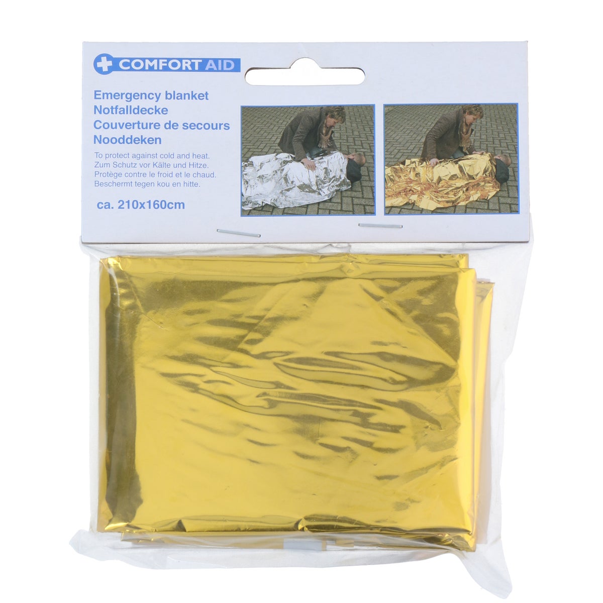 Nooddeken 210x160cm Comfort Aid Nooddeken 210x160cm Comfort Aid